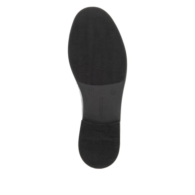 Mocassins noirs pour femme de la marque Remonte. Référence D1U00-00 Black. Disponible chez Chauss'Family magasin de chaussures à Issoire.