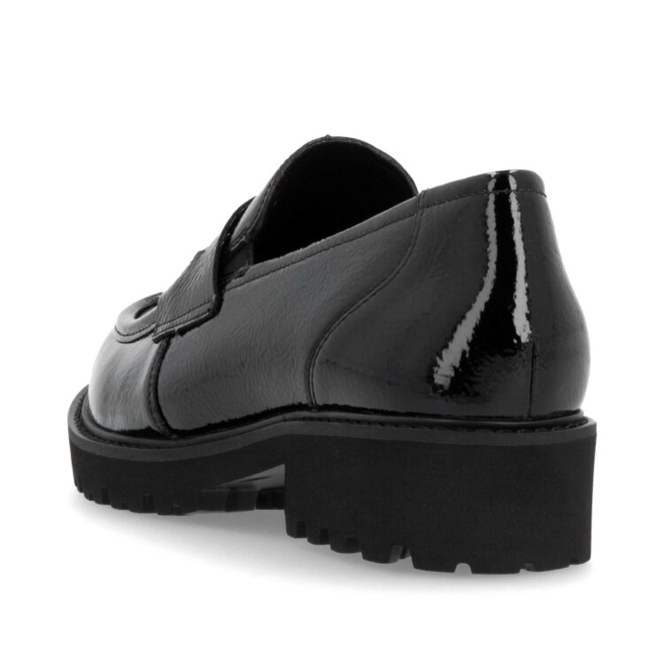 Mocassins noirs pour femme de la marque Remonte. Référence D8602-02 Nero. Disponible chez Chauss'Family magasin de chaussures à Issoire.