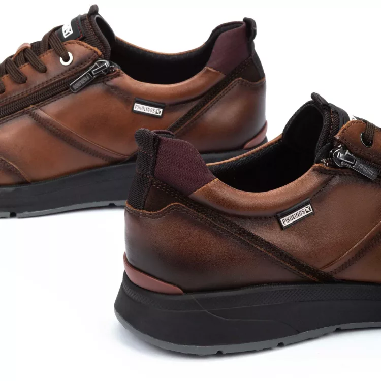 Baskets marron pour homme de la marque Pikolinos. Référence : Cordoba M1W-6262C2 Cuero. Disponible chez Chauss'Family magasin chaussures Issoire.