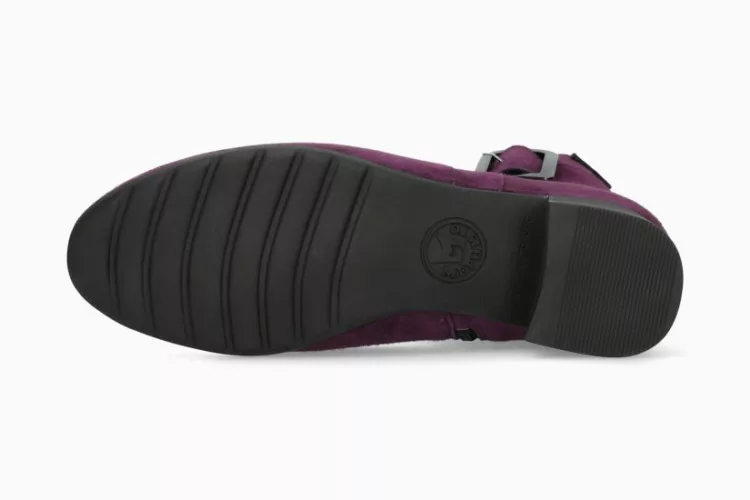 Bottines violettes pour femme marque Mephisto. Référence Gianina Purple 12272N. Disponible chez Chauss'Family magasin de chaussures à Issoire.