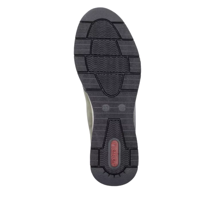 Baskets montantes kaki pour femme marque Rieker. Référence N9362-54 Schwarz Liane. Disponible chez Chauss'Family magasin de chaussures Issoire.